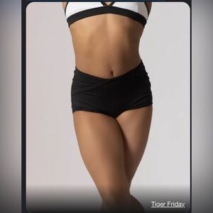 Tiger Friday Pin Up Brief Black Dance Convention for Competitive Dancer Practice